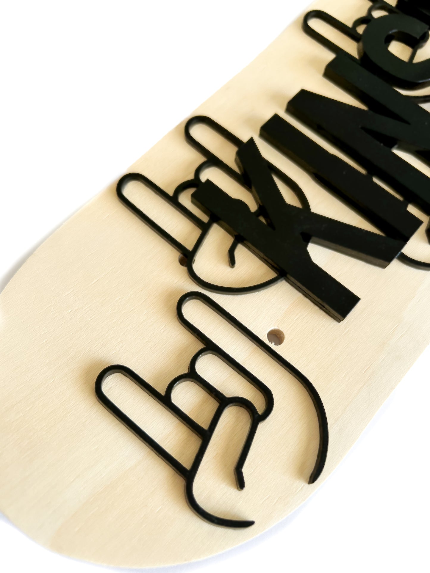 "Rock On" Personalized Mini Skateboard