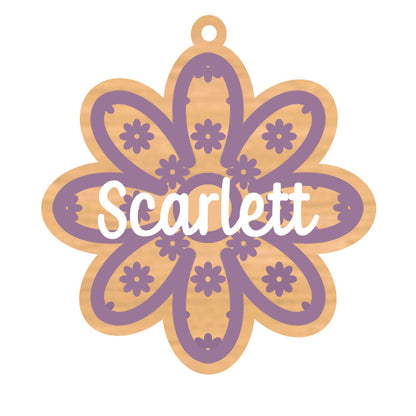 Personalized Daisies Magnet/Tag - Style 2