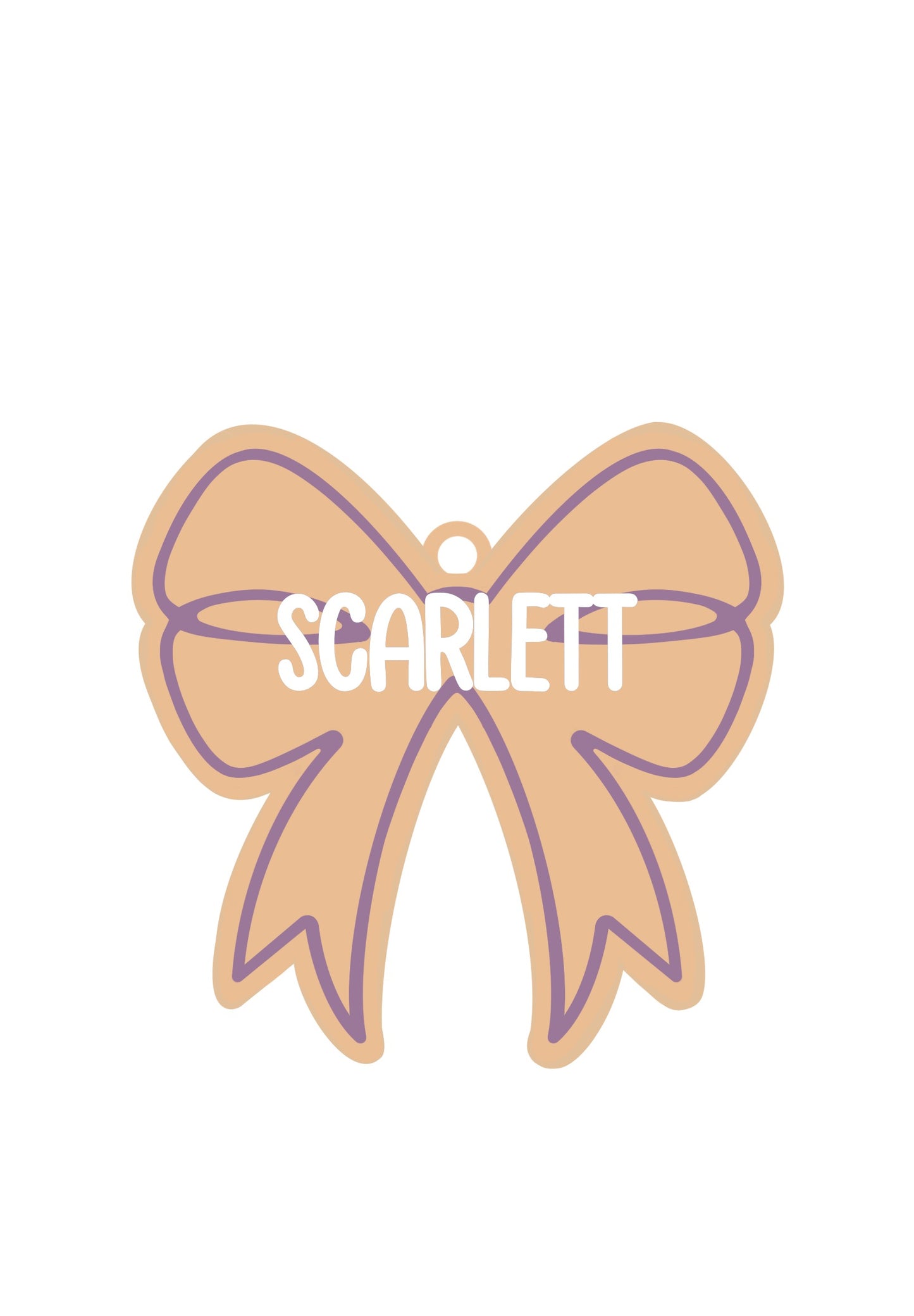 Personalized Bow Magnet/Tag