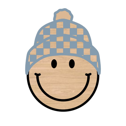 Check Beanie Smiley