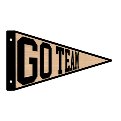 GO TEAM Pennant