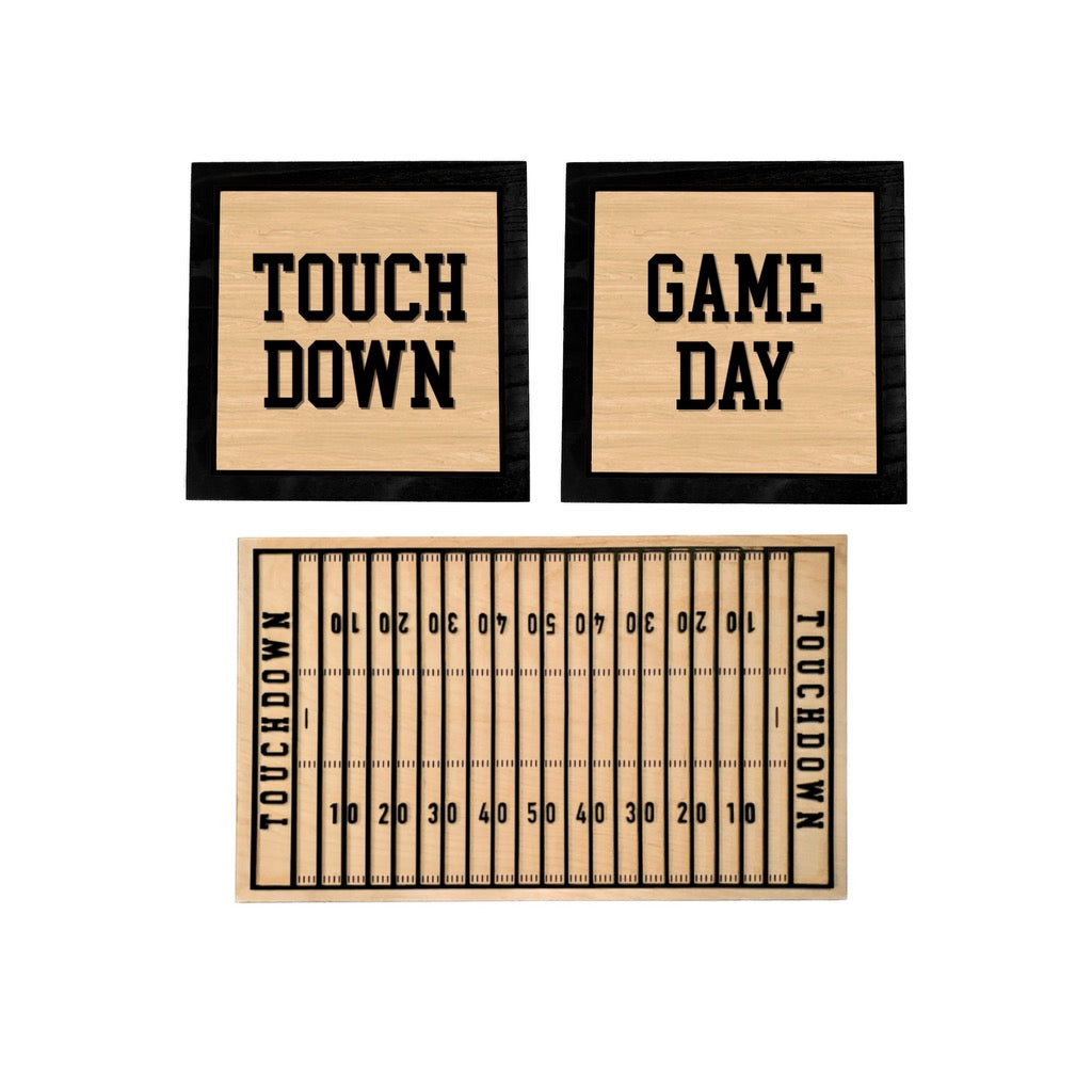 TOUCHDOWN Frame Sign