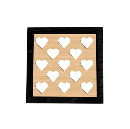 Hearts Frame Sign