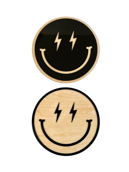 Outline Bolt Smiley