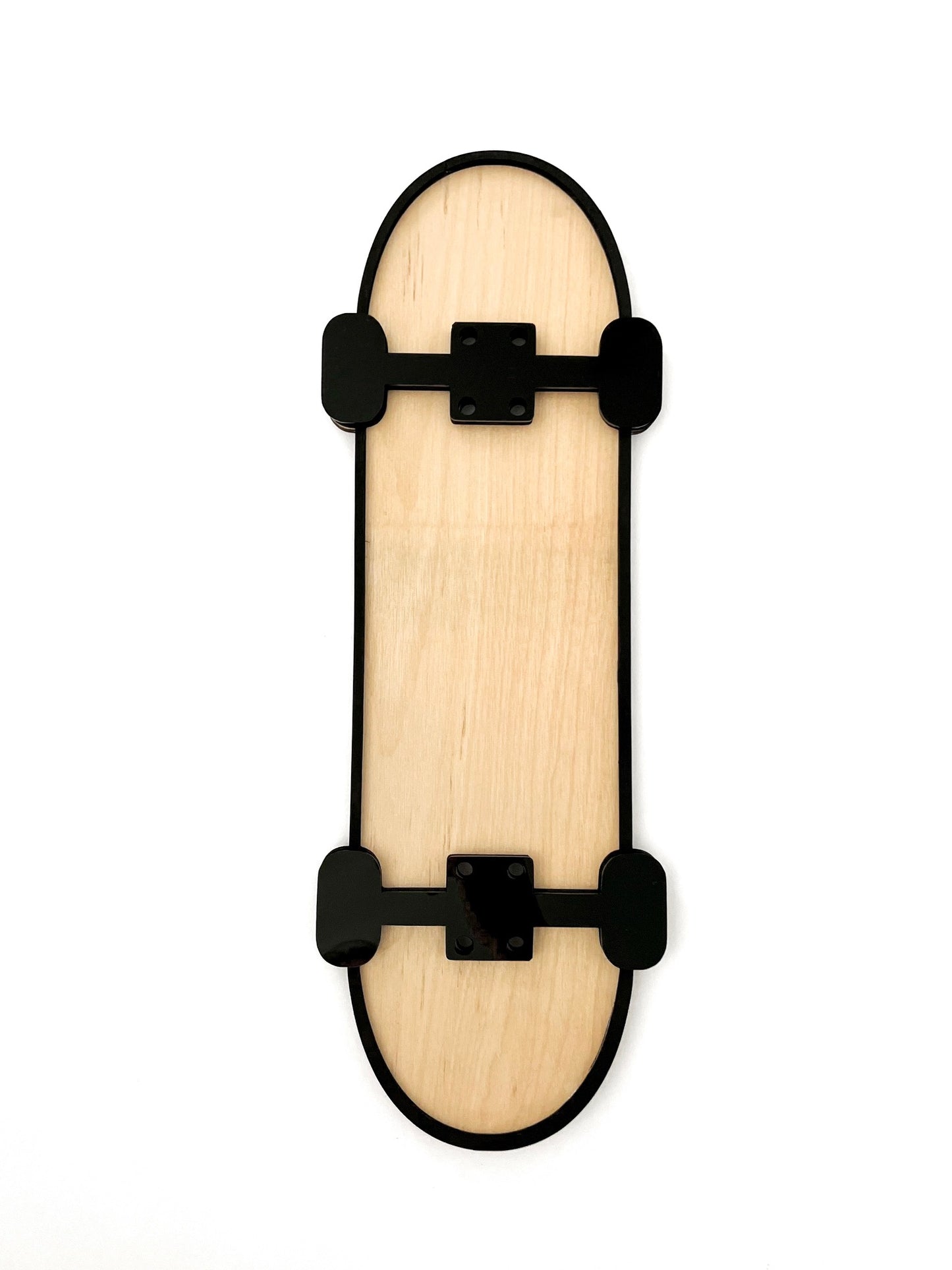 Black Classic Skateboard Sign