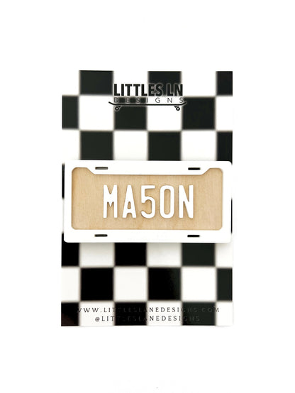 Personalized License Plate Magnet