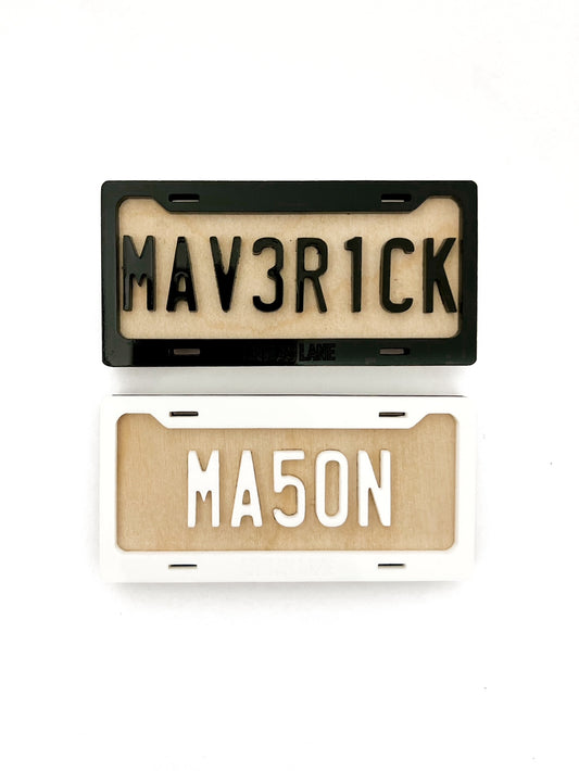 Personalized License Plate Magnet