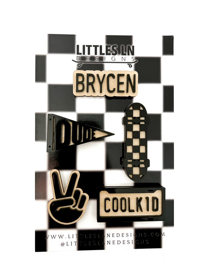 Personalized Cool Dude Magnet Pack