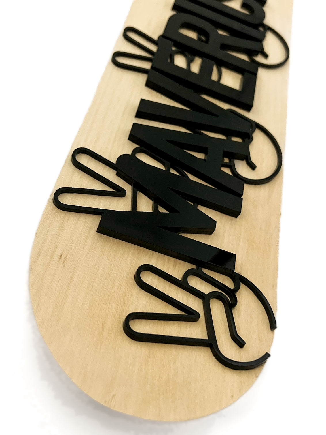 "Peace" Personalized Mini Skateboard