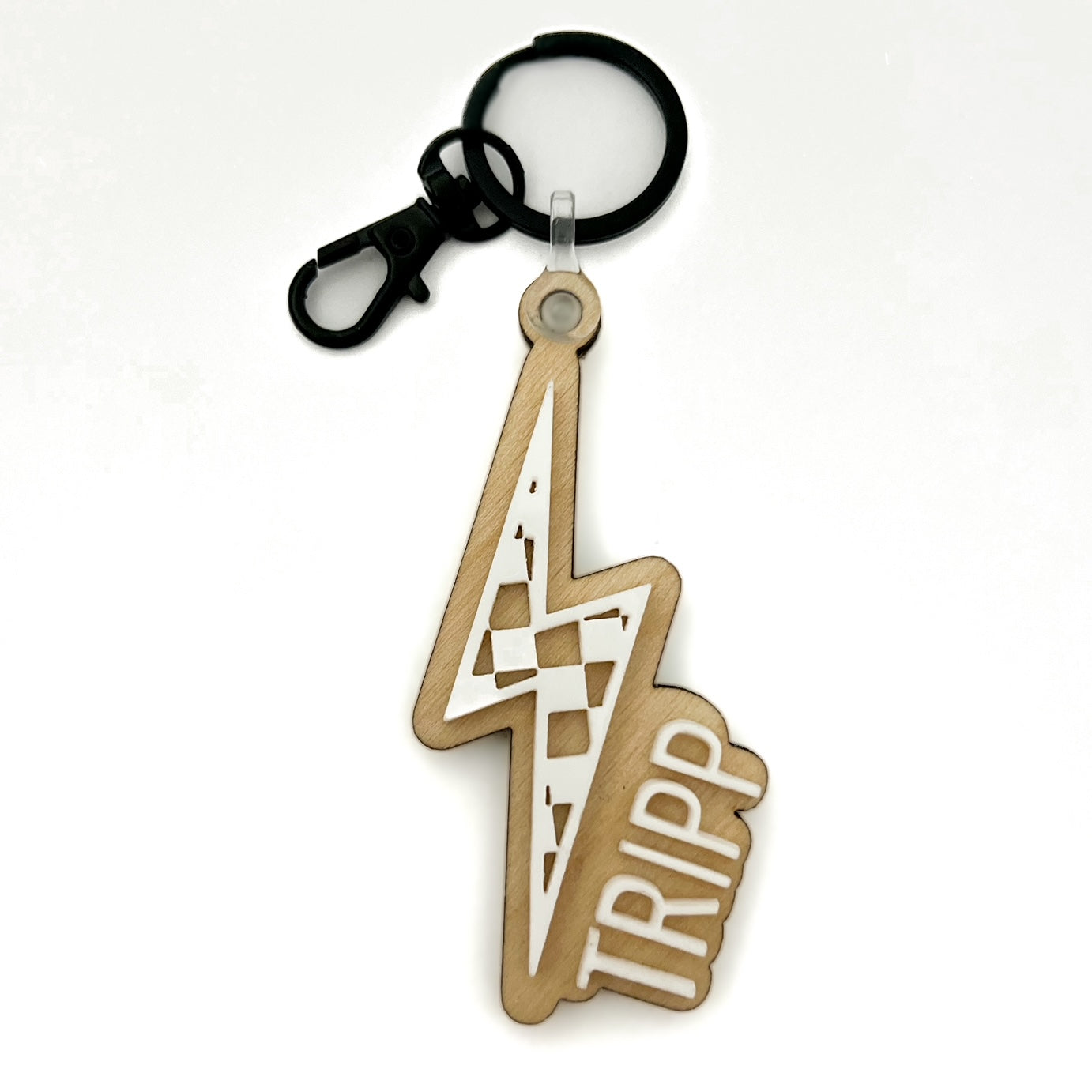 Personalized Check Bolt Keychain