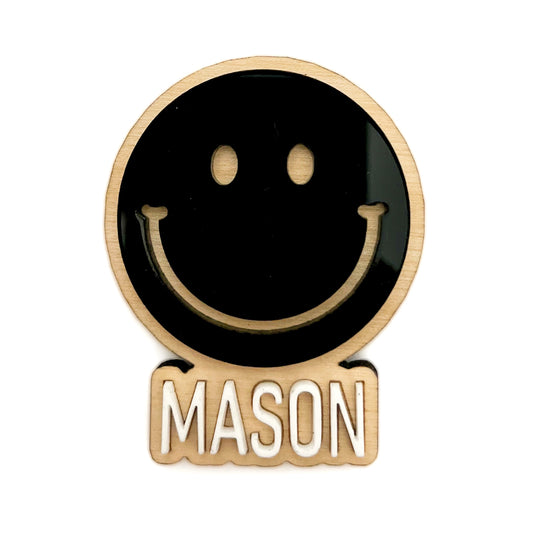 Personalized Classic Smiley Magnet