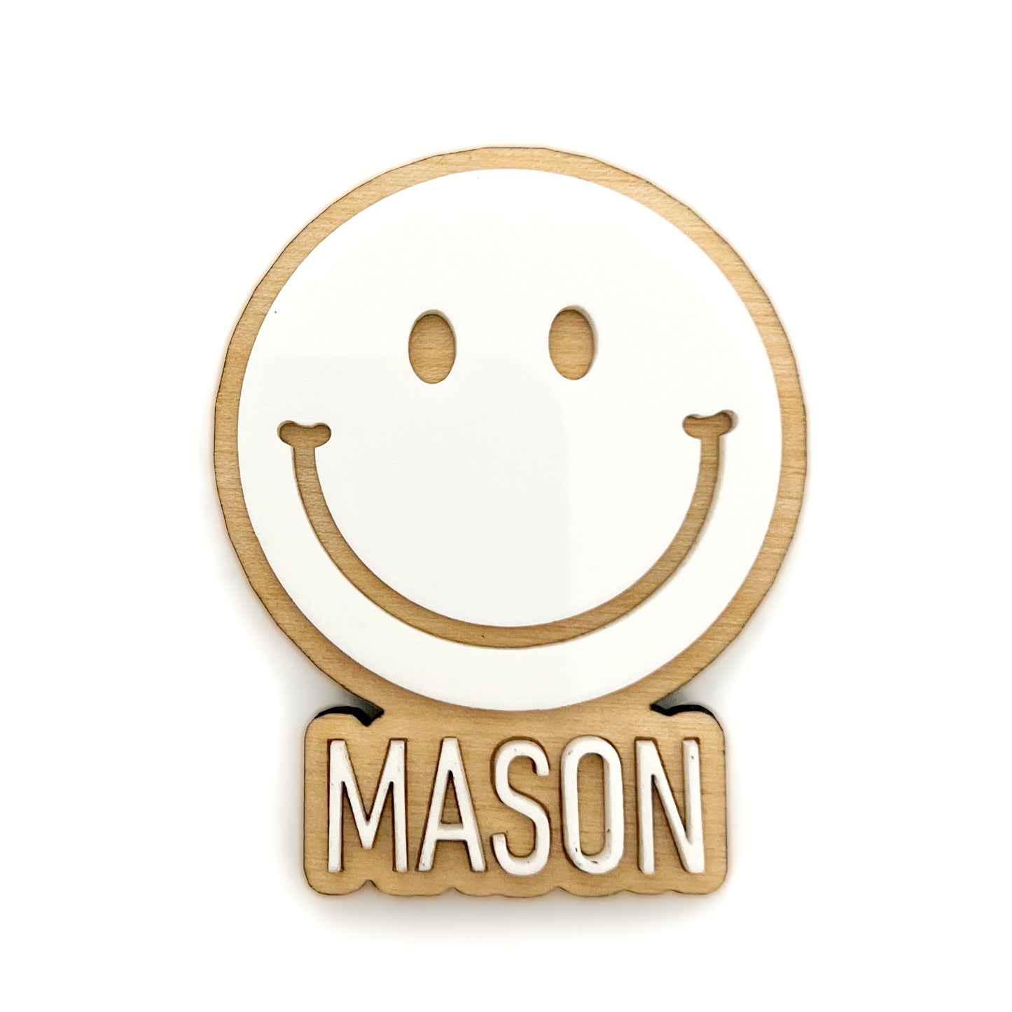 Personalized Classic Smiley Magnet