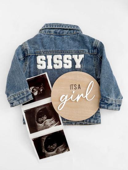 IT'S A GIRL Announcement Disc