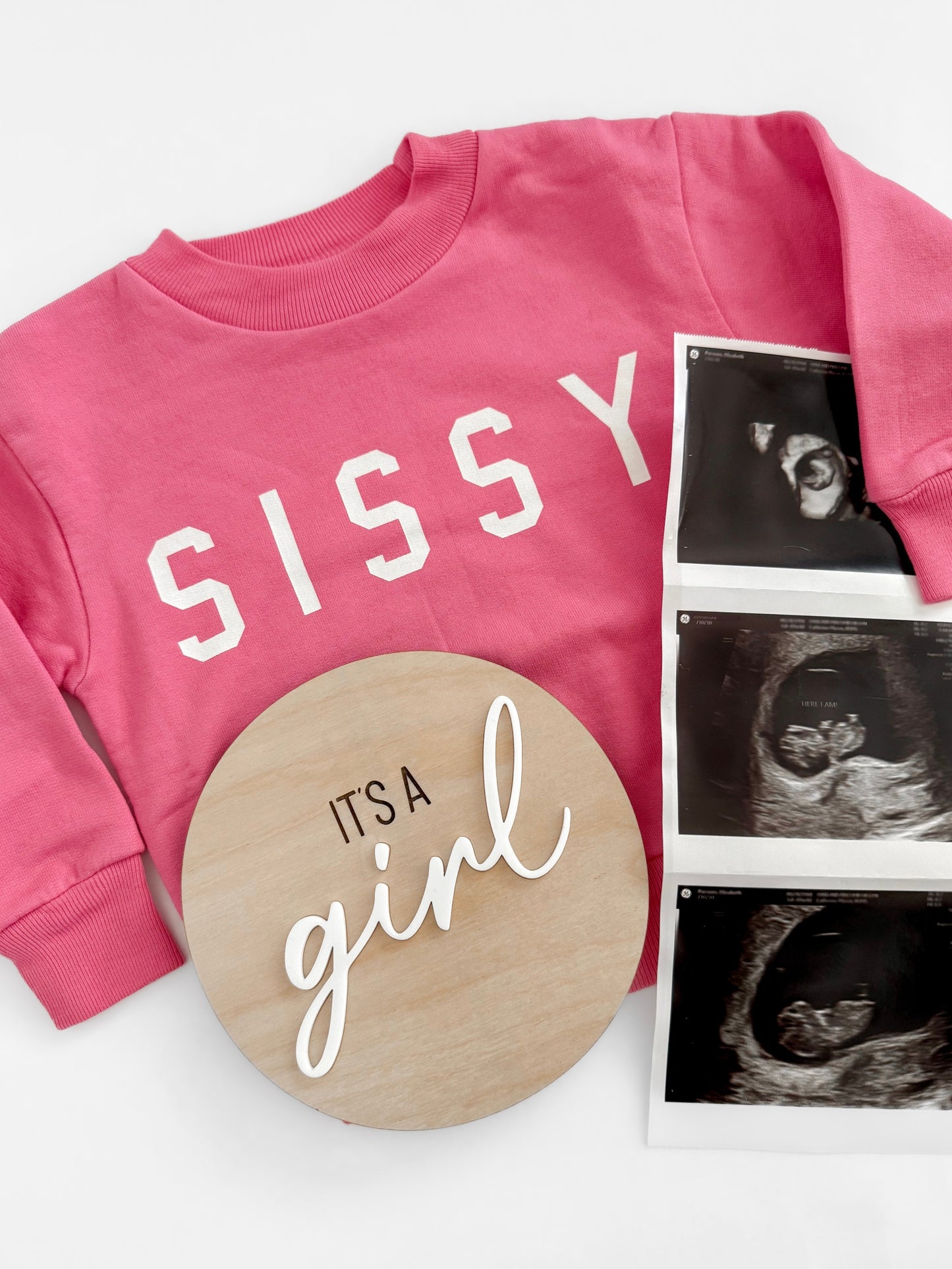 IT'S A GIRL Announcement Disc