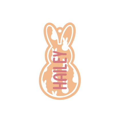 Personalized Bunnies Magnet/Tag