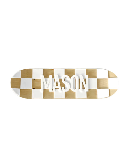 Check Personalized Mini Skateboard