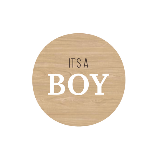 IT'S A BOY Announcement Disc