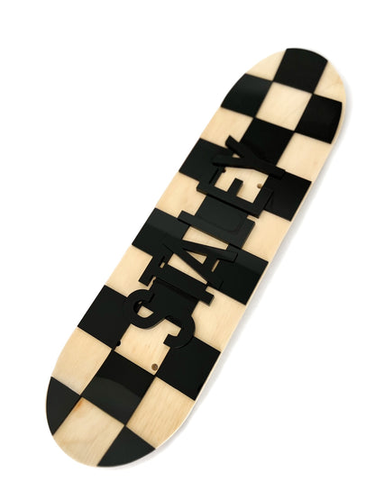 Check Personalized Mini Skateboard