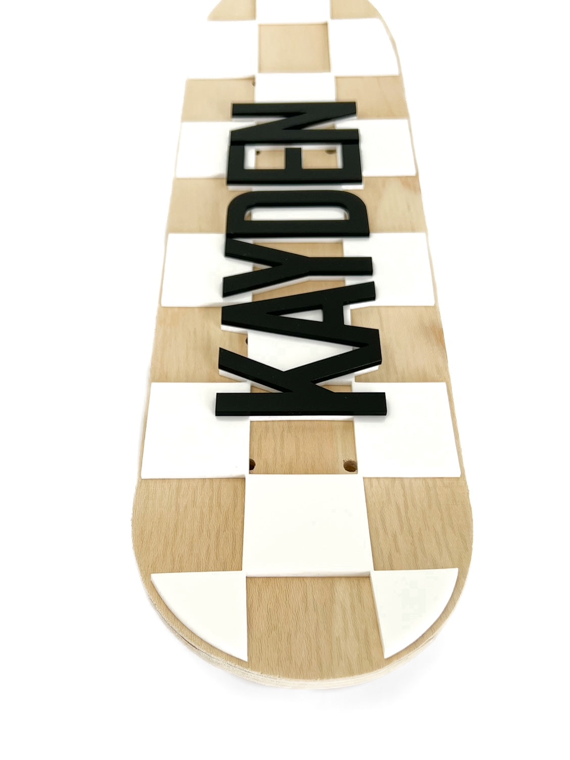 Check Personalized Mini Skateboard